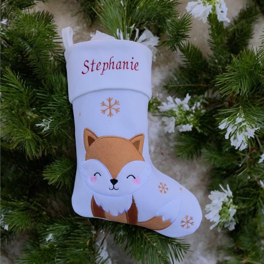 Chaussettes de Noël personnalisées brodées – Esprit Magique