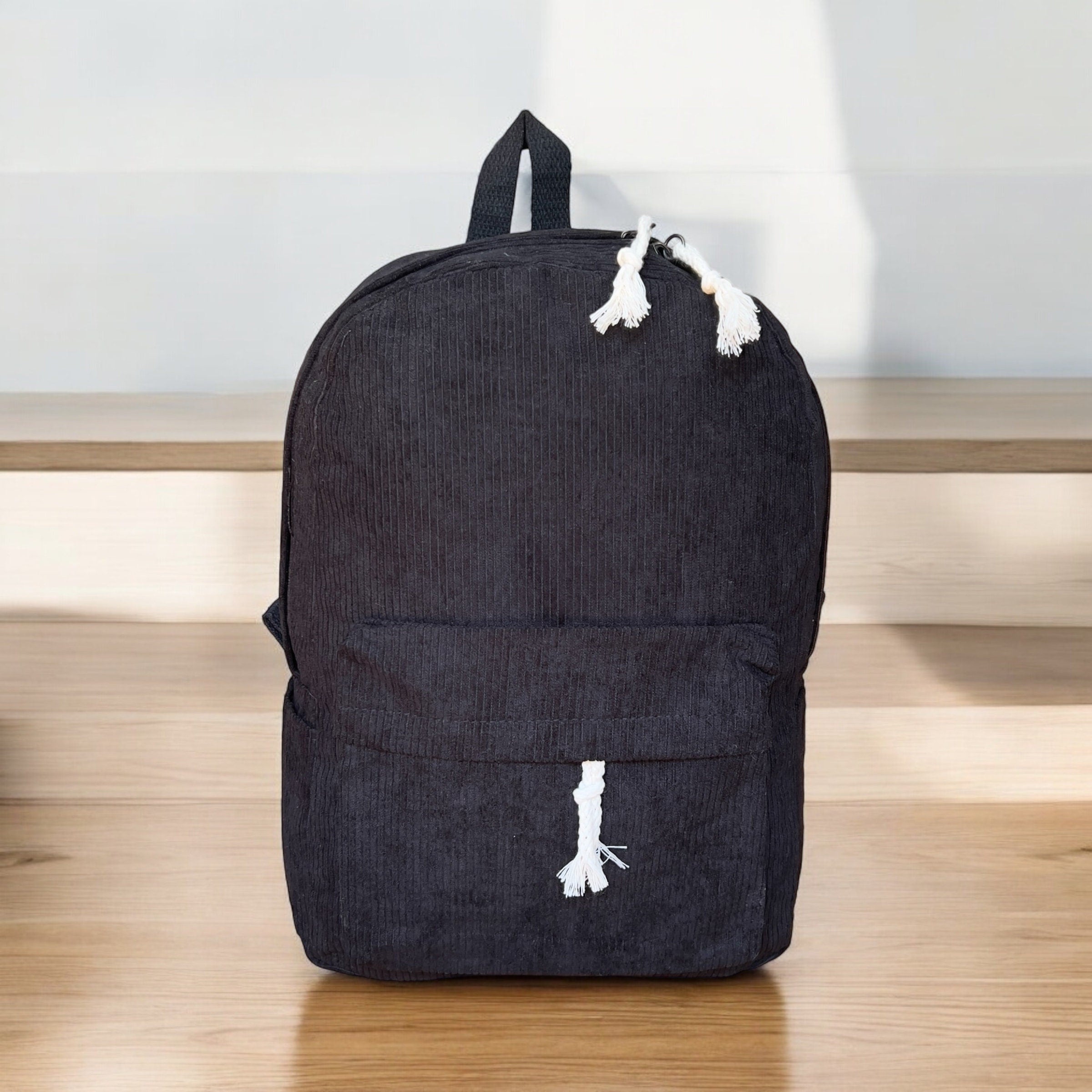 Sac à Dos Personnalisé avec Broderie pour Enfants – Velours Doux & Couleurs Tendres