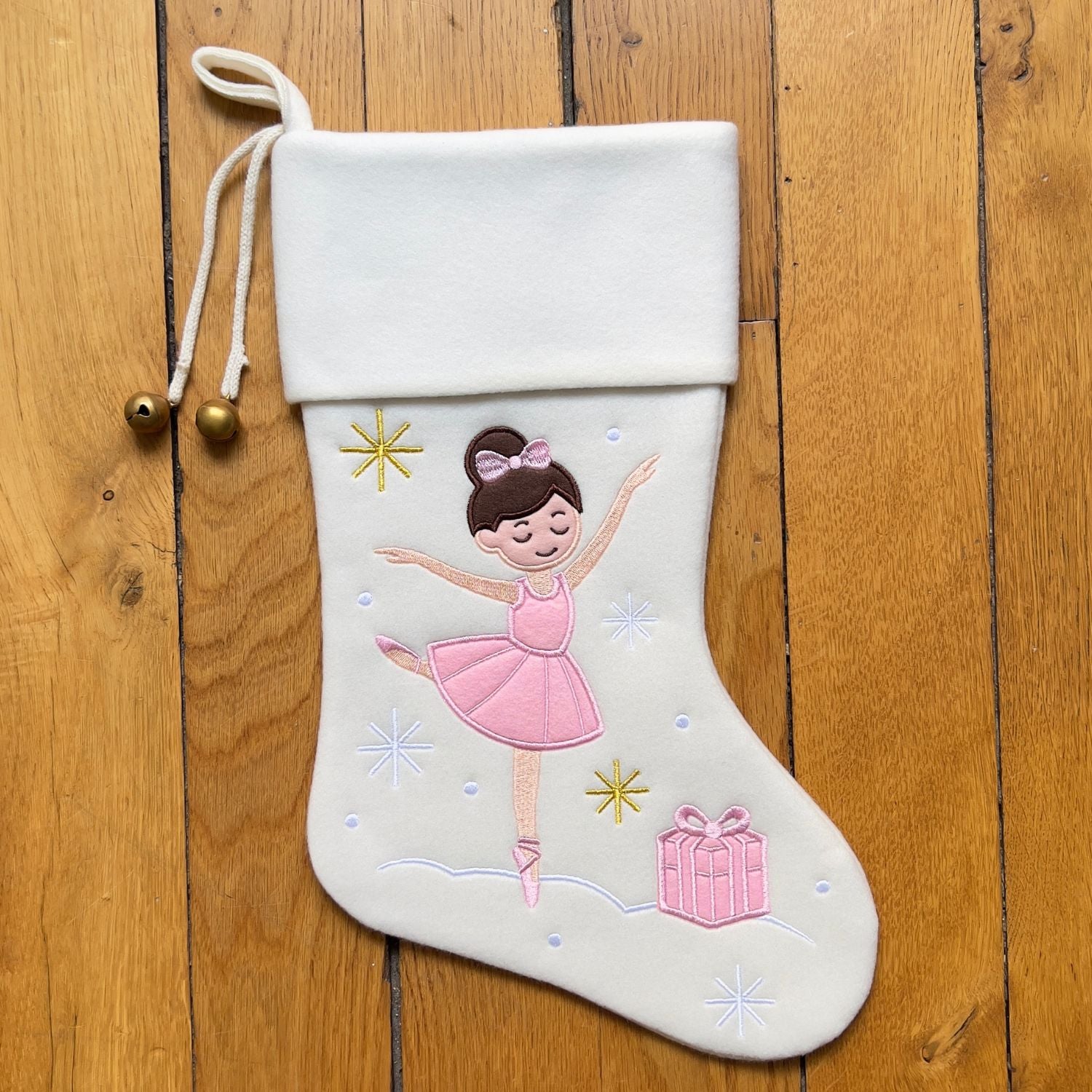 Chaussette de Noël brodée personnalisée