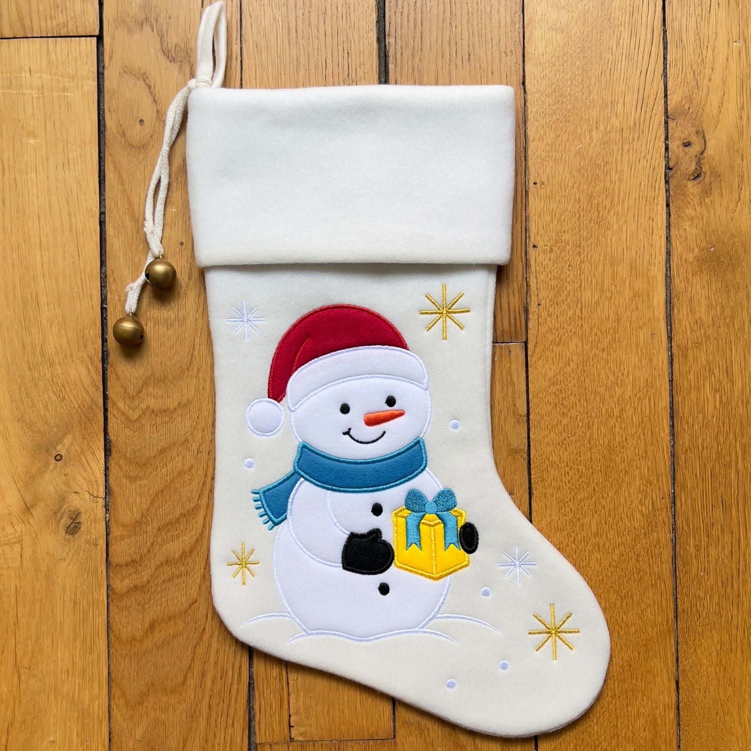 Chaussette de Noël brodée personnalisée