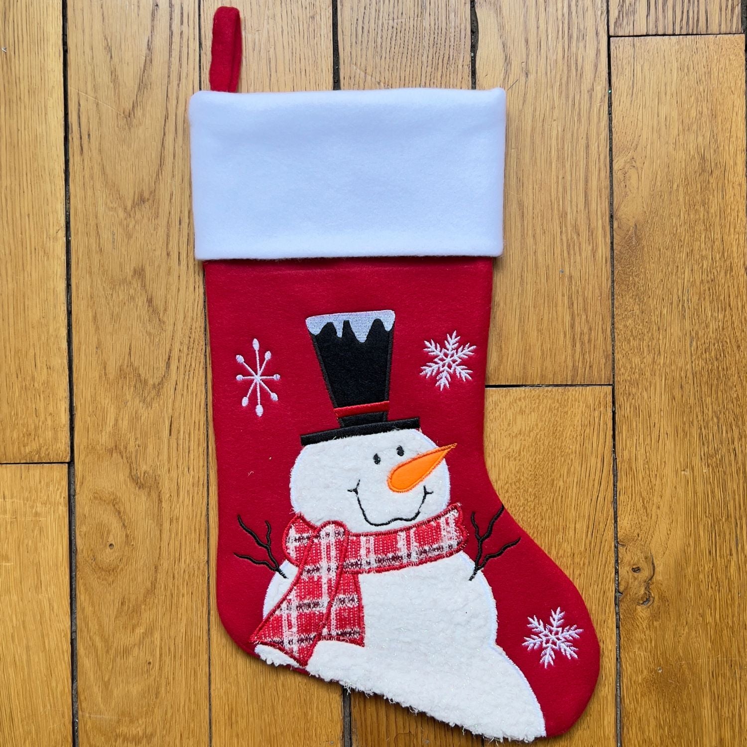 Chaussette de Noël brodée personnalisée