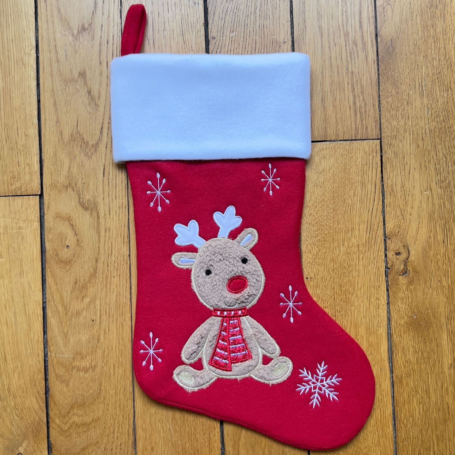Chaussette de Noël brodée personnalisée