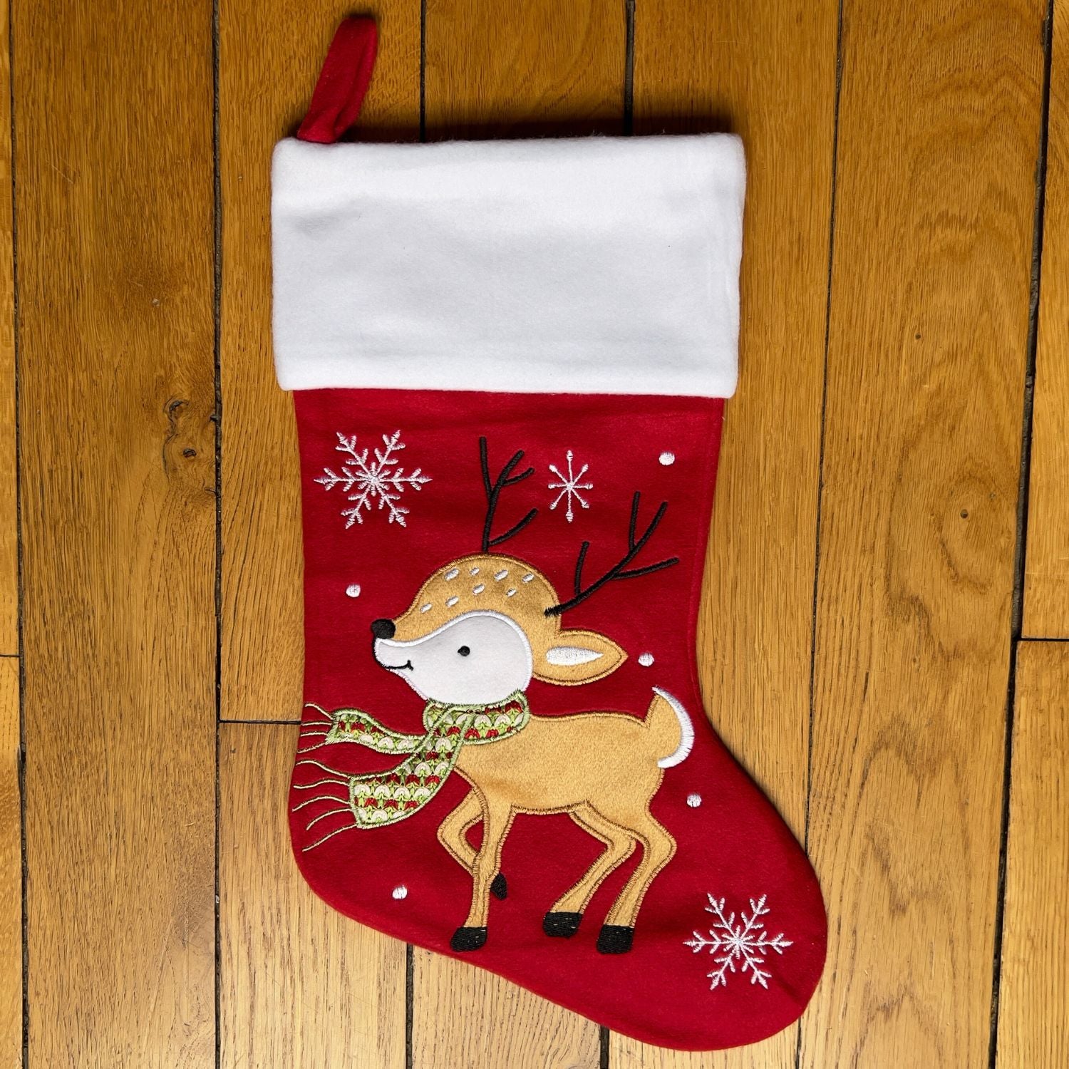 Chaussette de Noël brodée personnalisée