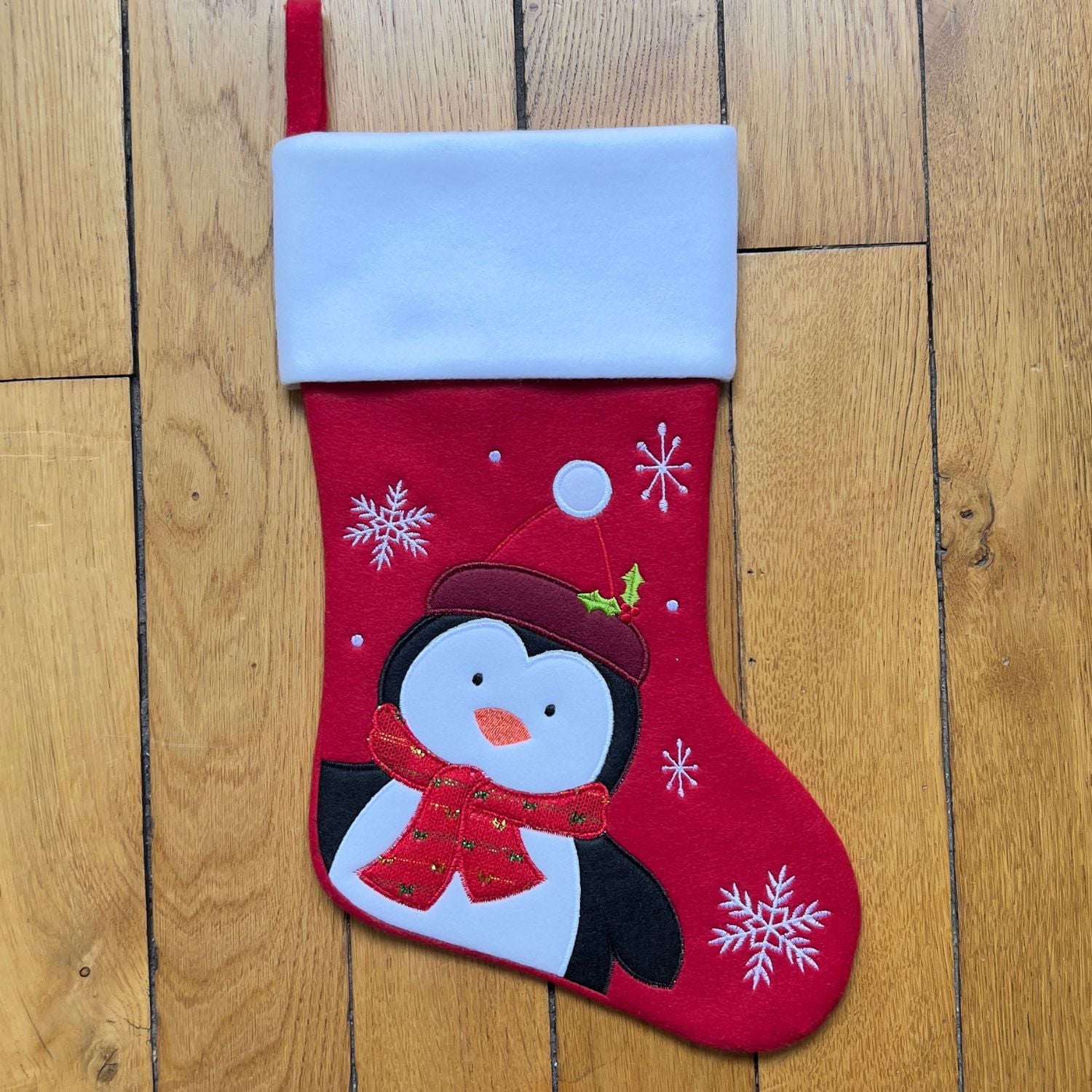 Chaussette de Noël brodée personnalisée