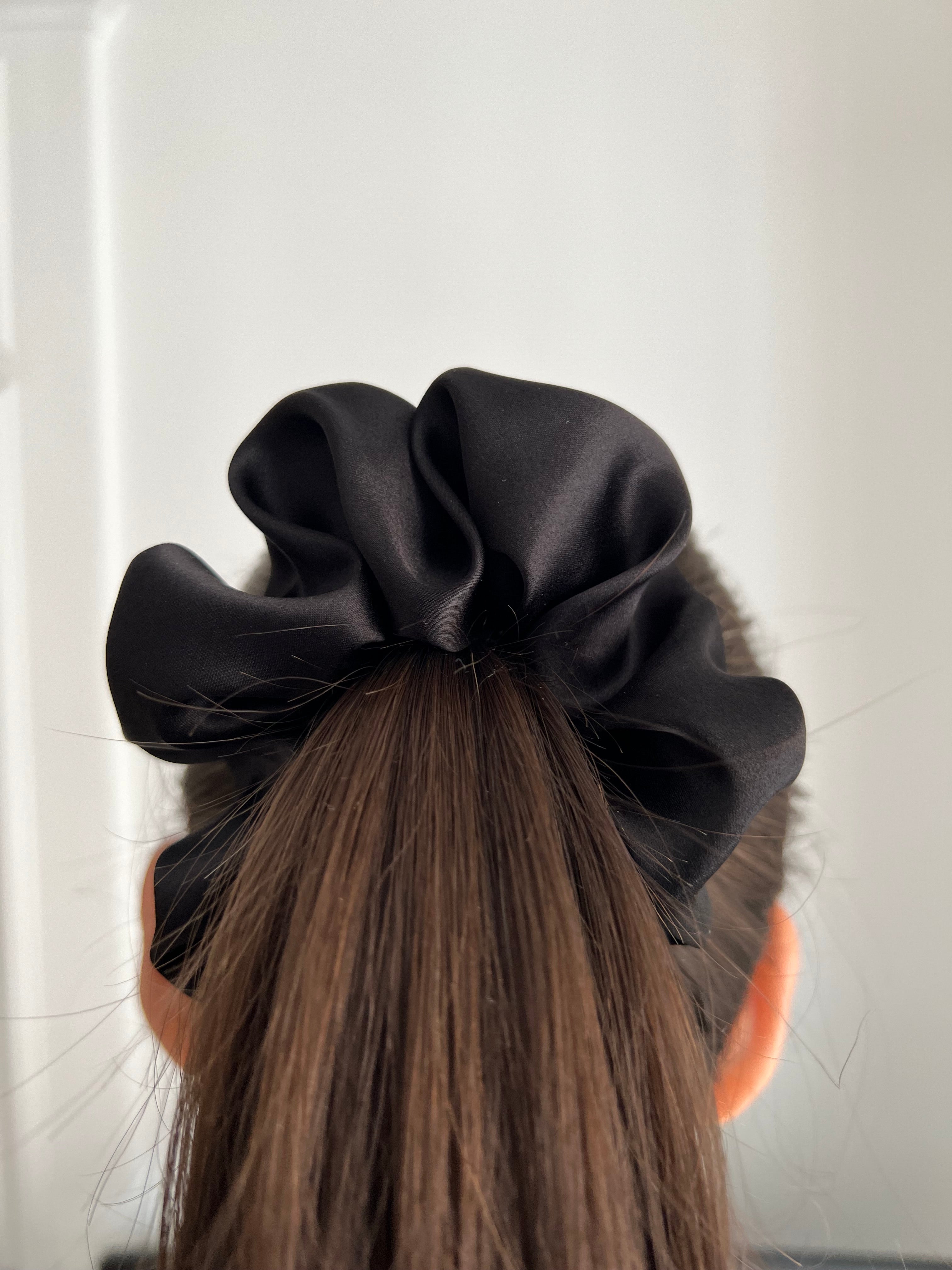 Chouchou en soie 100 % biologique – Accessoire élégant pour cheveux