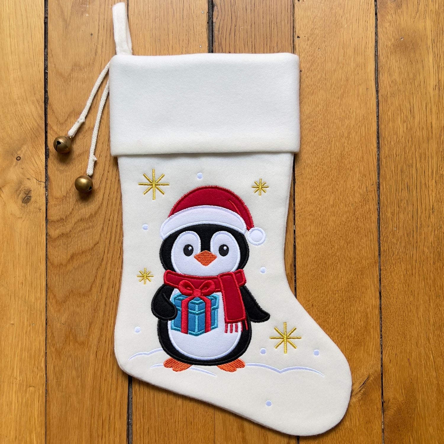 Chaussette de Noël brodée personnalisée