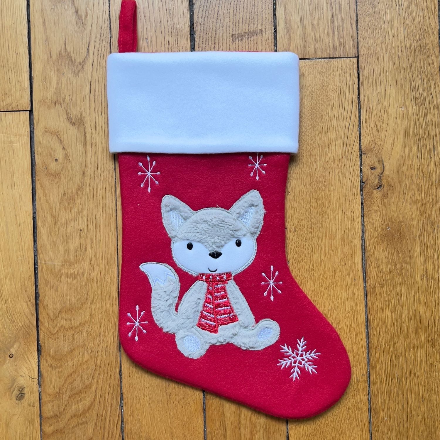 Chaussette de Noël brodée personnalisée
