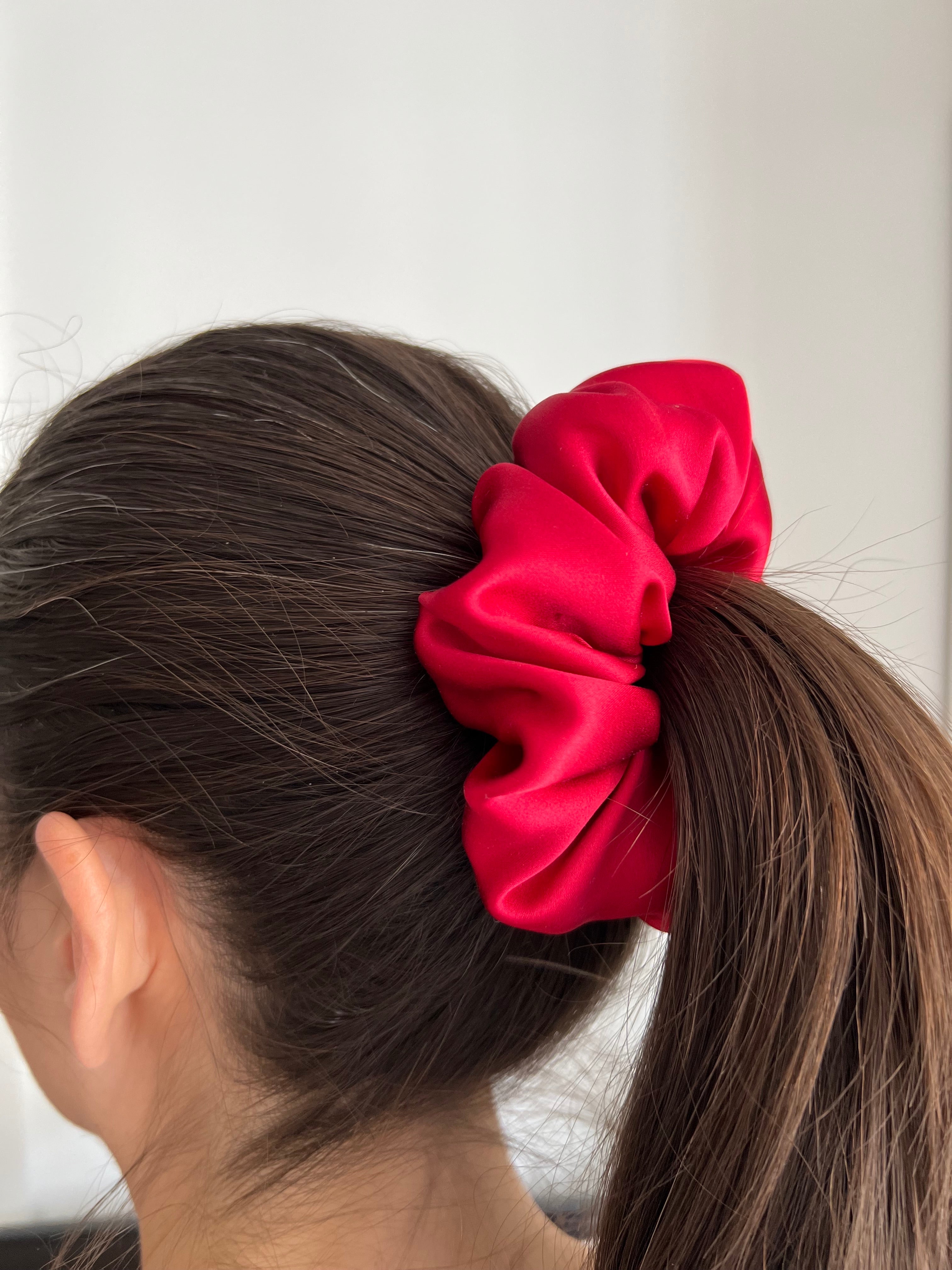Chouchou en soie 100 % biologique – Accessoire élégant pour cheveux