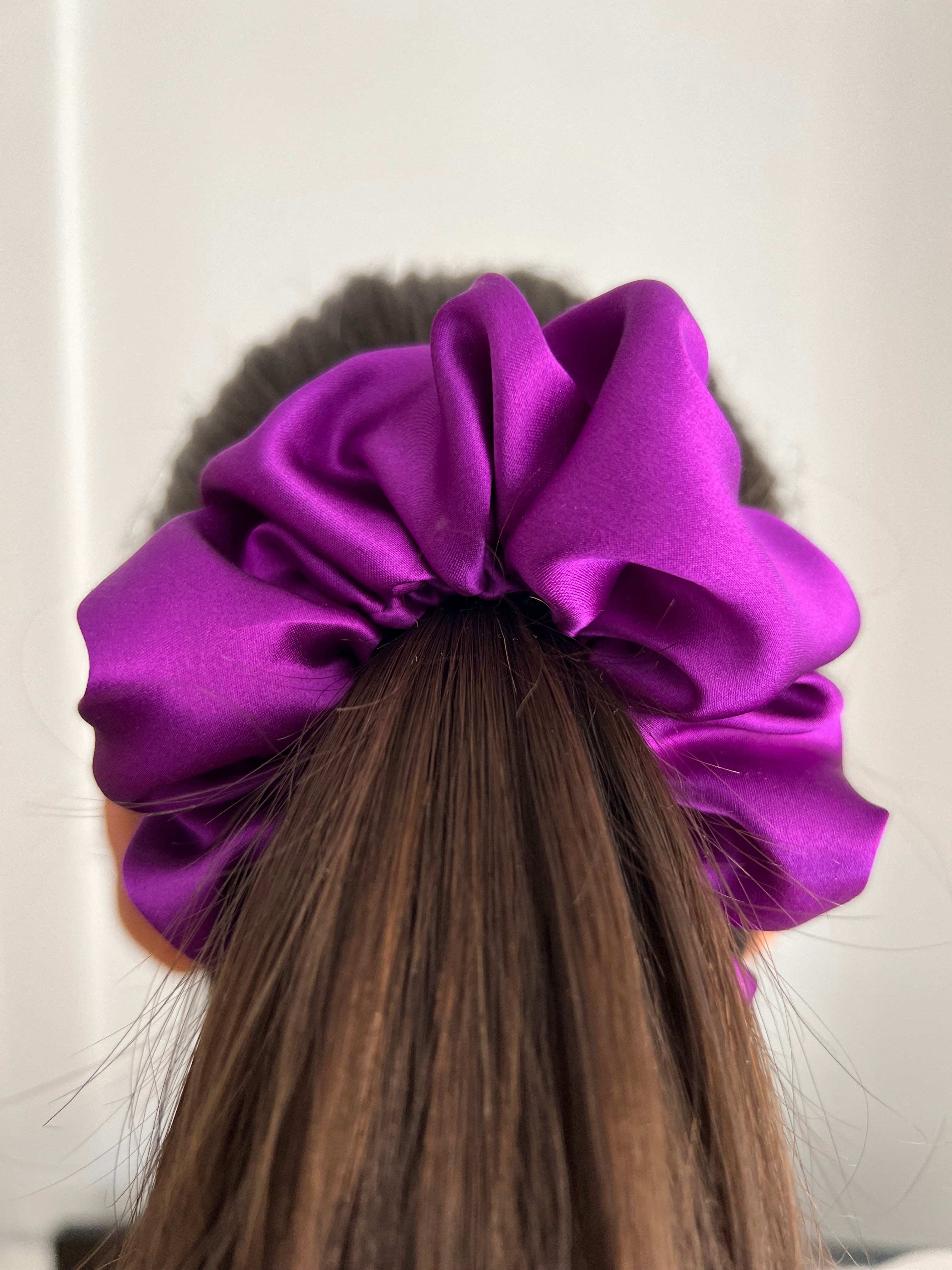 Chouchou en soie 100 % biologique – Accessoire élégant pour cheveux