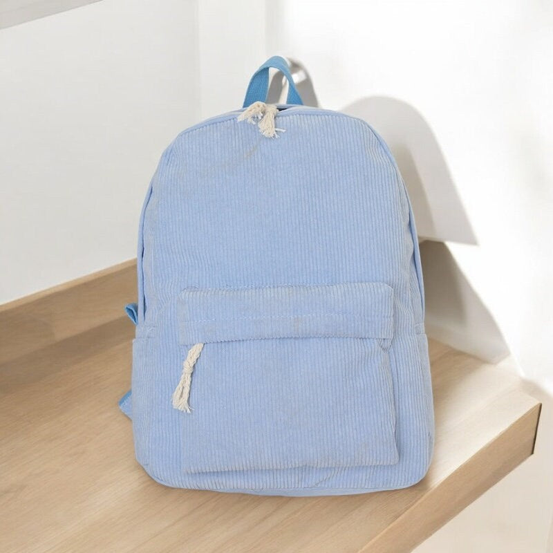 Sac à Dos Personnalisé avec Broderie pour Enfants – Velours Doux & Couleurs Tendres