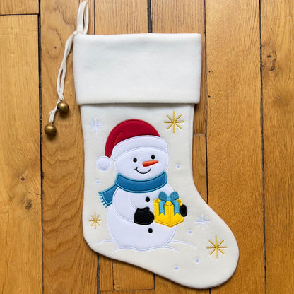 Chaussette de Noël brodée personnalisée