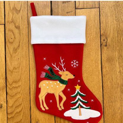 Chaussette de Noël brodée personnalisée – Fée ballerine