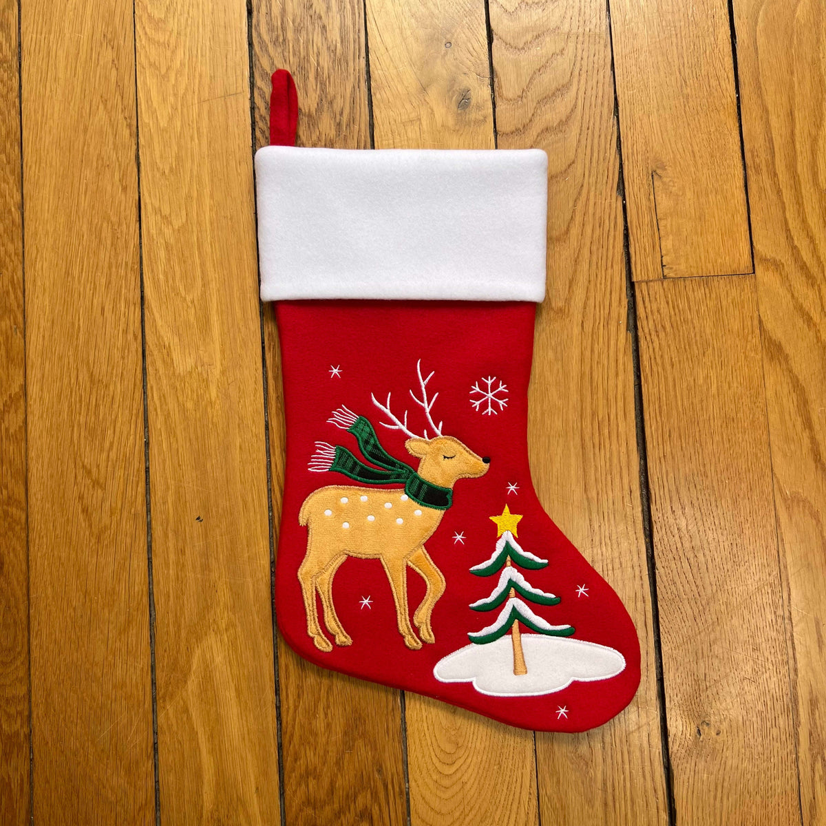 Chaussette de Noël brodée personnalisée
