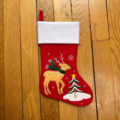 Chaussette de Noël brodée personnalisée
