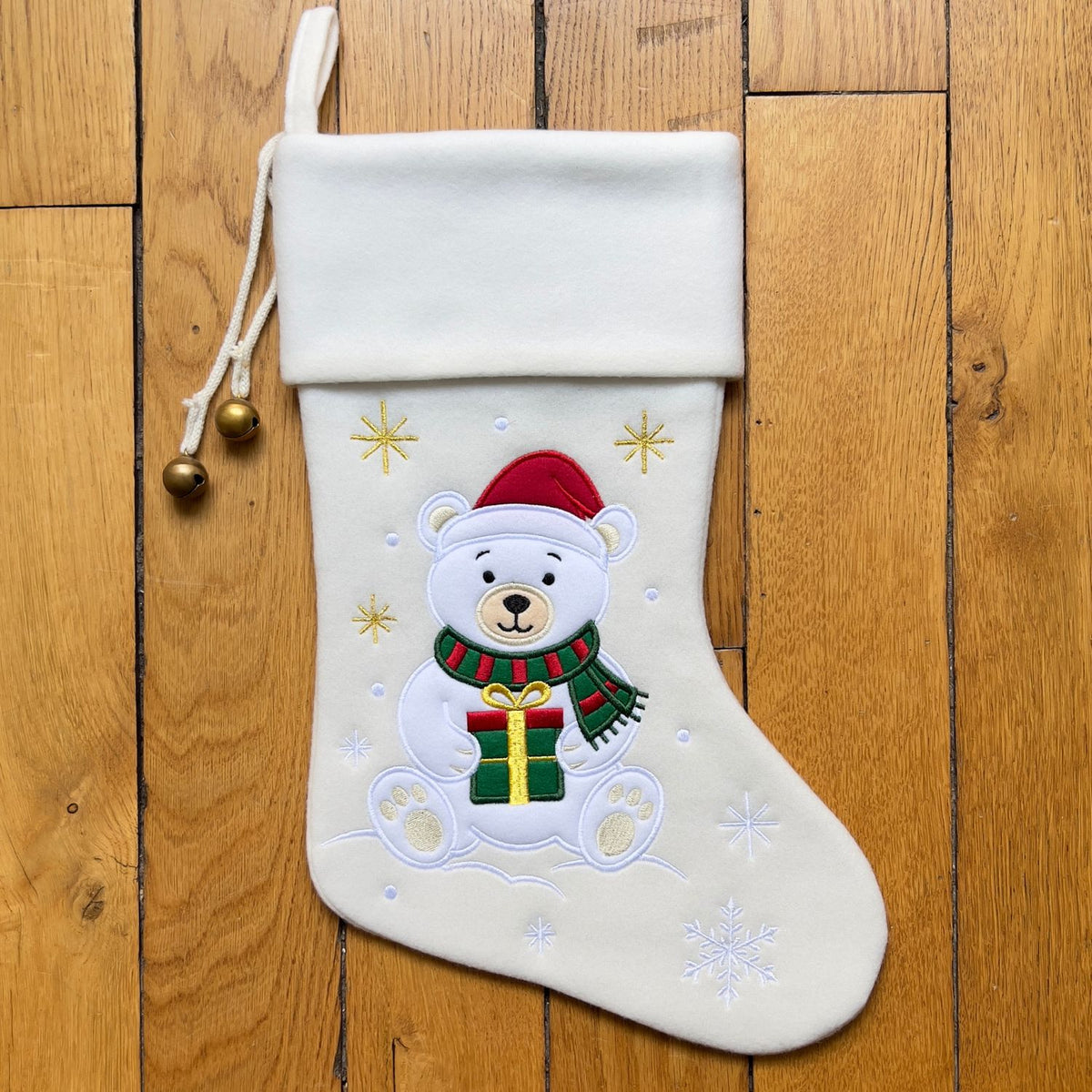 Chaussette de Noël brodée personnalisée