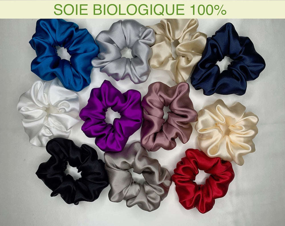 Chouchou de soie 100%